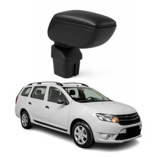 Mittelarmlehne Armlehne für Dacia Logan MCV 2014-2020 PU-Leder Metall Schwarz