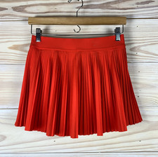 Lululemon Varsity High-Rise Pleated Tennis Skirt Skort Womens 6 Red Sporty EUC