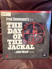 THE DAY OF THE JACKAL 2-Laserdisc LD BRAND NEW SEALED VERY RARE FRED ZINNEMAN 