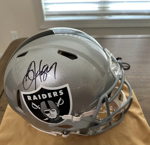 Bo Jackson Autographed Signed Authentic Raiders Flash Full Helmet Beckett