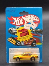 Vintage 1980 Mattel Hot Wheels Turbo Mustang Cobra The Hot Ones Moc Wcase