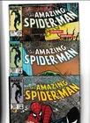 *🔑💥* WOW*👀* MARVEL AMAZING SPIDER-MAN RUN LOT OF 3 COPPER AGE #s256/257/258