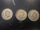 3 Coins ~ Kennedy Half Dollars ~ 1965 1966 1967~ 40% Silver