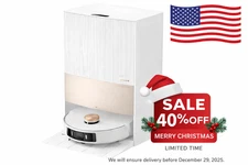 Dreame DreameBot L20 Robot Vacuum & Mop w/ Station - White (RLX41CE)