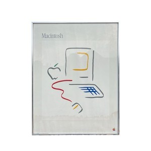 Vintage 1984 Apple Macintosh Poster