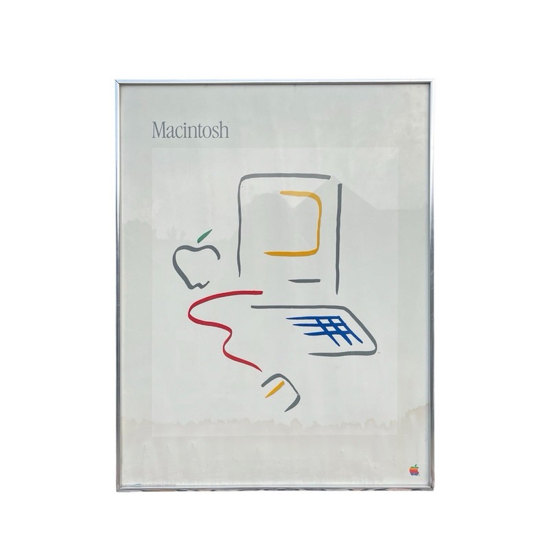 Vintage 1984 Apple Macintosh Poster