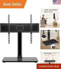 Universal Swivel TV Stand Base - Table Top TV Stand for 32 to 70 75 Inch Tvs