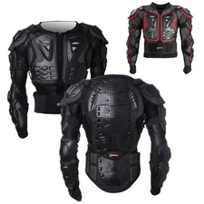 Motorcycle Full Body Armor Jacket Spine Chest Protection Cycling Gear Protector