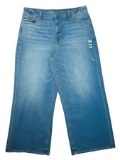 American Eagle Dreamy Drape Baggy Jeans Sz 16 NWT 33W Wide Leg Recycled Cotton