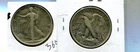 1917 S WALKING LIBERTY SILVER HALF DOLLAR VF 3604T