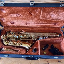 YANAGISAWA A-500 Alto Sax Saxophone Gold with Hard Case Made in Japan