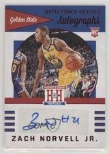 2019-20 Panini Chronicles Hometown Heroes Rookie Red Zach Norvell Jr Auto 0a6