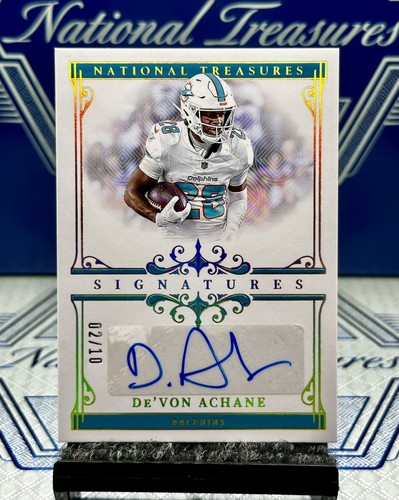 2025 Topps De'Von Achane Shop for 2025 Topps Signature Class Football autographs on eBay (Raw)