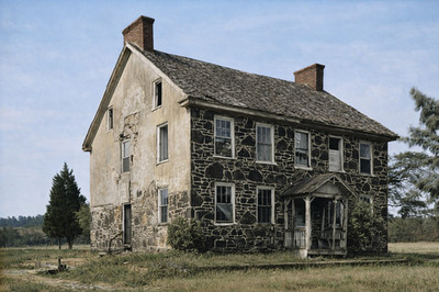 Walker Forge Mansion Mays Landing NJ  Colorized Vintage House Poster Photo 24x36