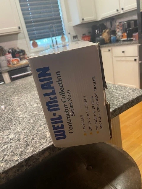 Remolque tractor WEIL McLAIN CONTRACTOR COLLECTION SERIE #9 1954 GMC escala 1:25 Foto 4 de 4