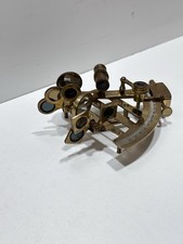 Antique Brass Working Marine Sextant Collectible Vintage Nautical Ship Astrolabe