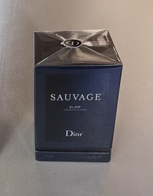Dior Sauvage Elixir Vaporisateur Spray Fragrance, Regular Size 3.4 fl oz