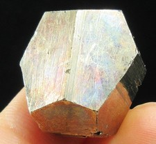 21.9g INTACT iridescent Pyrite Dodecahedron crystals minerals specimens,Burma!