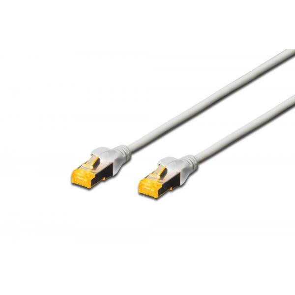 Digitus Grigio Dk-1644-A-100 Rj45 Cavo Di Rete, Cavo Patch Cat 6A S/Ftp 10.00 M Privo Di Alogeni, Coppie Intrecciate, Con Protezione, Ritardante Di... - Immagine 3