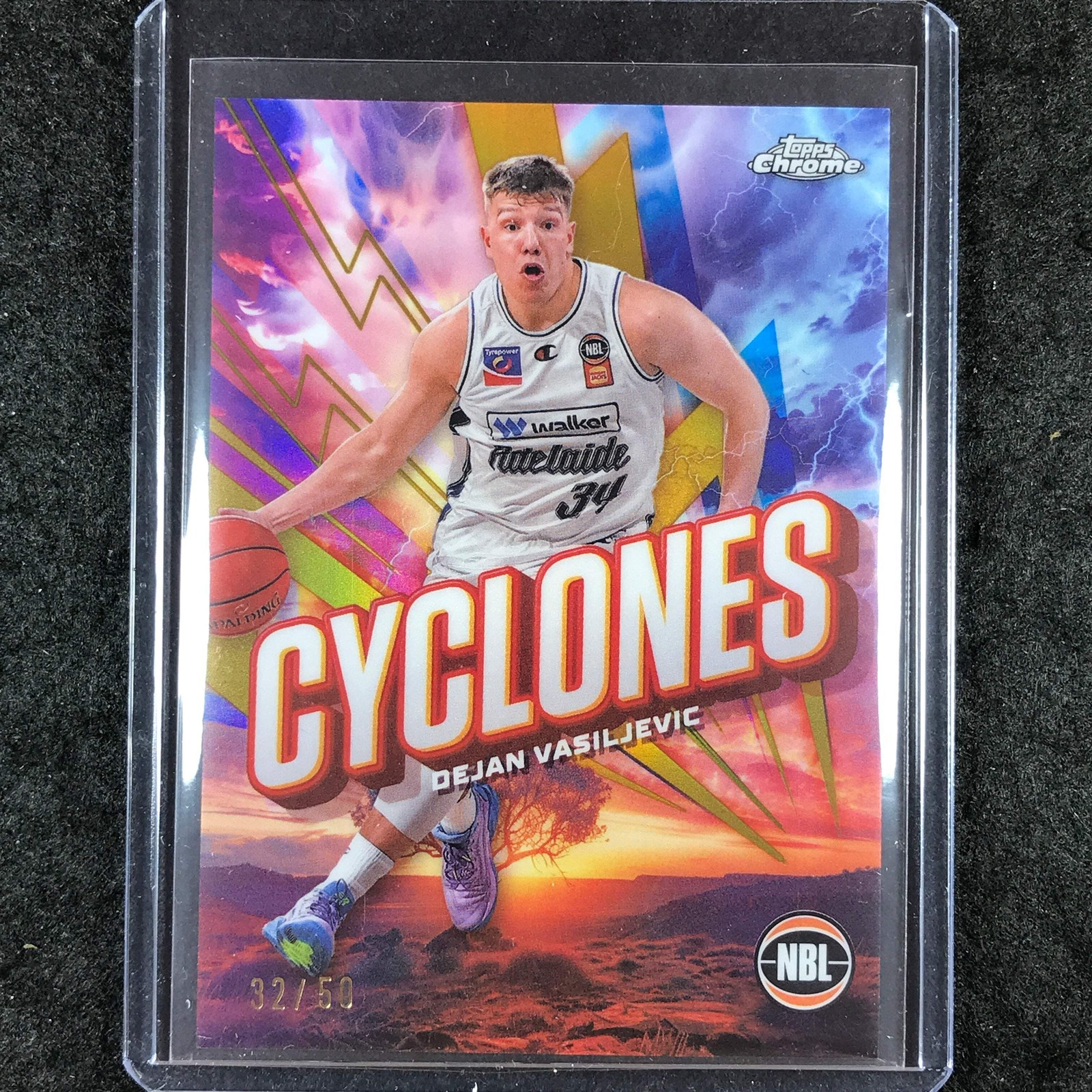 2024-25 Topps Chrome NBL DEJAN VASILJEVIC Cyclones Gold 32/50 #1