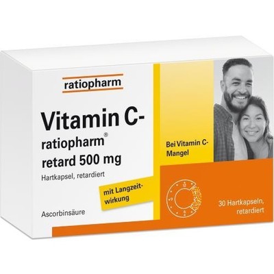 VITAMIN C-RATIOPHARM retard 500 mg Kapseln 30 St PZN 7260862