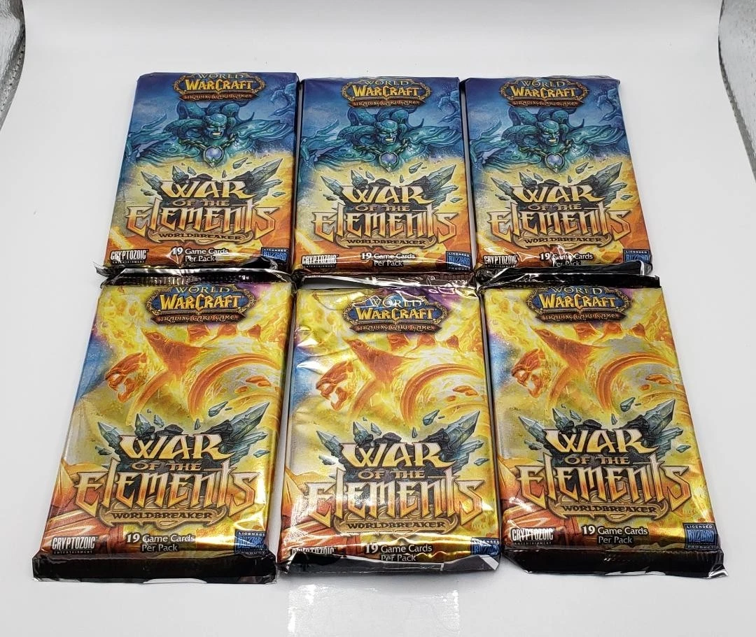 World of Warcraft TCG War of the Elements Trading Card Games for