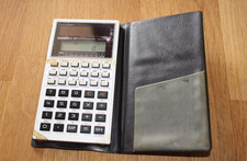 Vintage Casio FX-910 Solar Scientific Calculator Solar With Vinyl Case