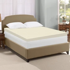 Spring Solution 2-Inch High Density Foam Topper,Adds Comfort to Mattress, Ful...