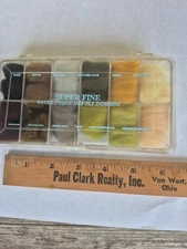 Used Super fine water proof Dry fly dubbing,  Dub Dispenser,  Fly Tying