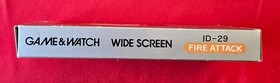 Nintendo Fire Attack ID-29 wide screen Game&Watch lcd handheld France version