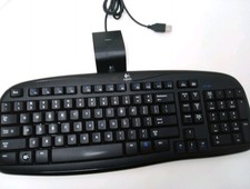 Logitech Cordless Desktop EX 100 Keyboard With Receiver Electronics Tested