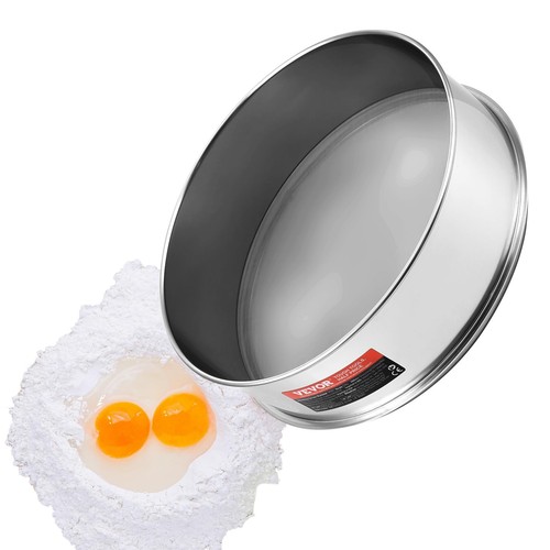 Fine Mesh Flour Sieve 150 Mesh Sifter - 304 Stainless Steel Strainer for Baking, - Picture 2 of 8