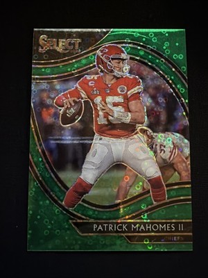 2020 Panini Select - Field Level Patrick Mahomes Green Disco Prizm 1/5 READ SSP