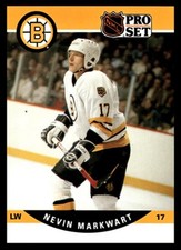 1990-91 Pro Set Nevin Markwart #408 Boston Bruins NHL Hockey