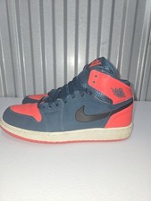 Nike Air Jordan 1 Mid Infrared 23 Dark Teal Black Youth Size 6.5Y Sneakers