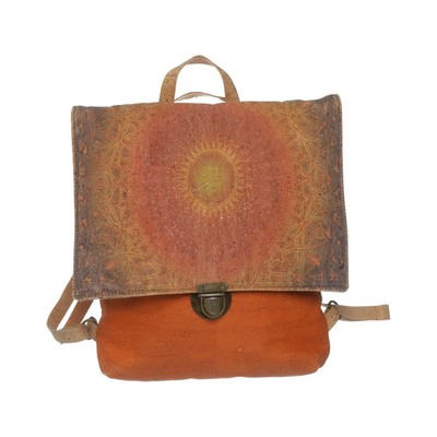 Atelier da Cortiça, Rucksack, Unisex (Erwachsene), Orange, Print, 25, 8 #oEL