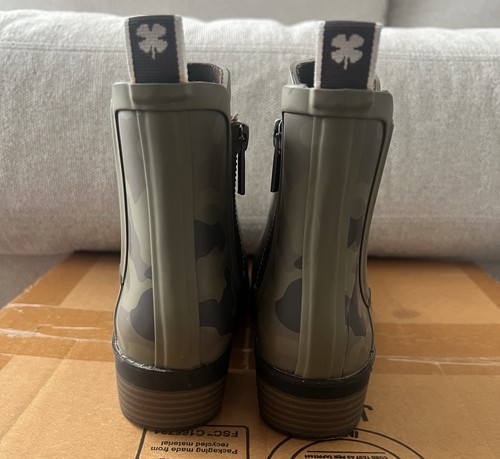 Lucky Brand Reigney Camo & Cheetah Print Chelsea RainBoots Men’s 6.5/Women’s 8.5 - Picture 6 of 24