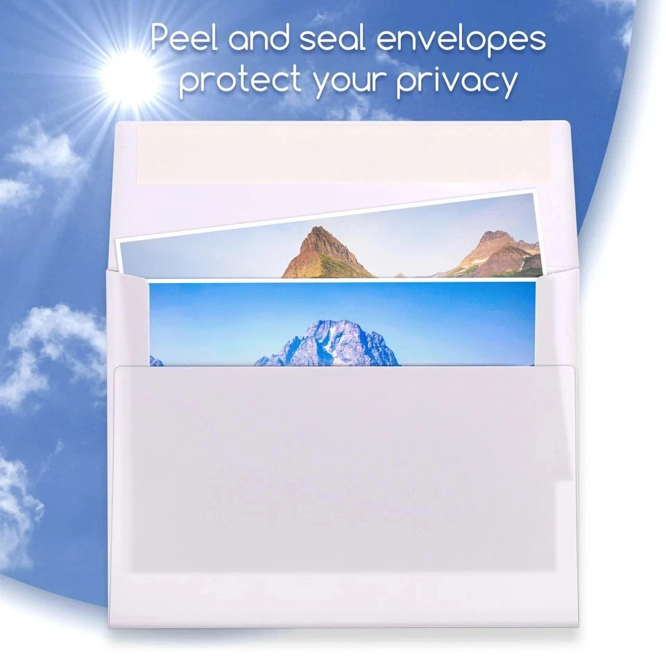 A2 конверты самопечатывание 500 упаковка - 4-3/8 x 5-3/4 белый приглашение конверты Bu... - Изображение 4 из 4