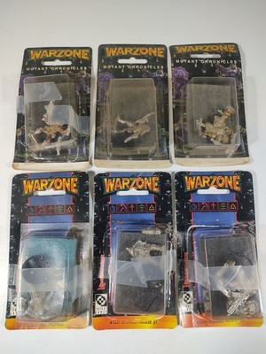 Warzone Mutant Chronicles NIB Lot of 6 - 1st Edition 1995 - NIB, OOP, Rare!