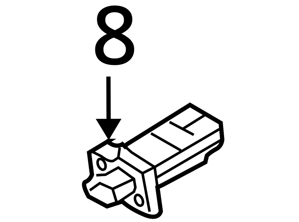 Medidor de fluxo de ar em massa Mercury Milan 2006-2011 Maf CBDHH - Imagem 4 de 4