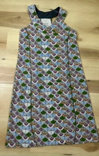 Ibex Racerback Print Organic Cotton Wool Sun Dress Vacation Travel Womens Small