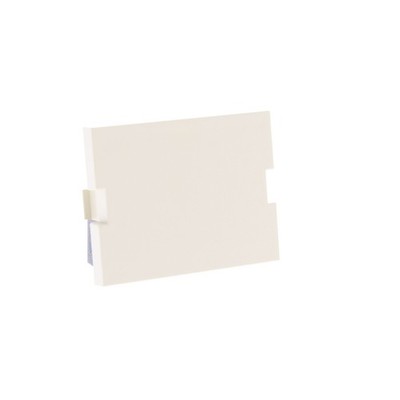 Leviton 41292-2BI Ivory 2-Unit MOS Blank Filler Wallplate Insert Module 2-Pack