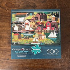 Charles Wysocki Americana Collection The Cambridge Jigsaw Puzzle 500pcs COMPLETE