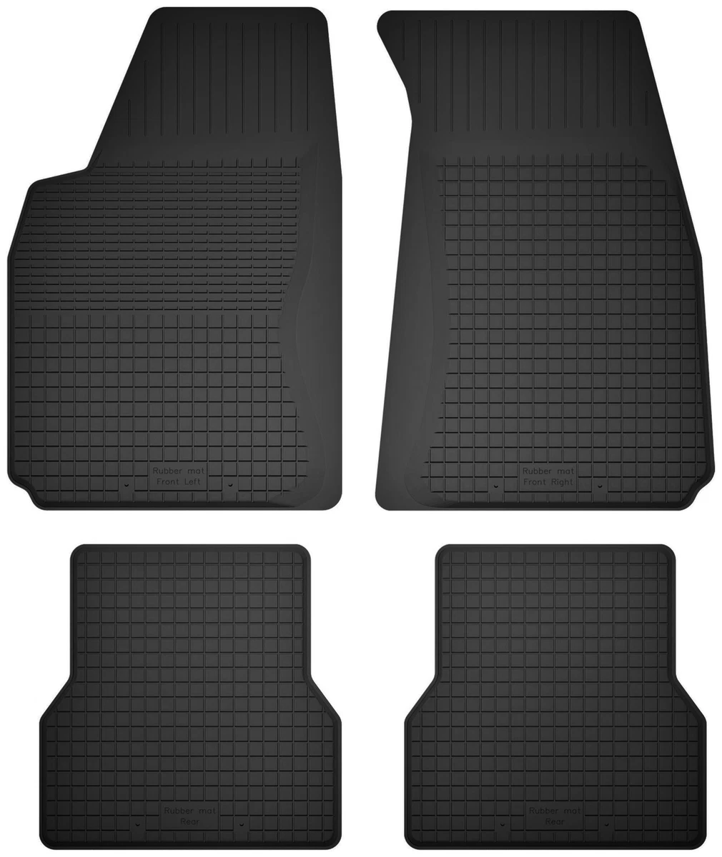 ALFA ROMEO 156 Tappeti per auto Neri con Posteriori Uniti, set completo di Tappe