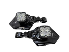 Chupacabra Offroad Cuero Baja Mirrors + Baja Designs Squadron Lights White 1-3/4