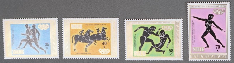 MayfairStamps Niue 1984 Los Angeles Olympics Stamps cca_09119