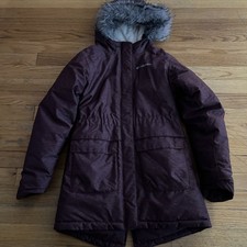 Girls' Columbia Nordic Strider II Jacket Omni Tech Burgundy Winter Jacket Size M