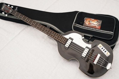 Limited Color See-Through Black Hofner Hi-Bb-Pe-Bk Ignition Bass