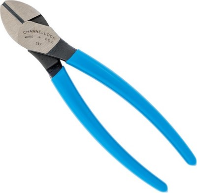 Diagonal Cutting Plier 337 - Precision Sidecutters, Wirecutters - 7 in