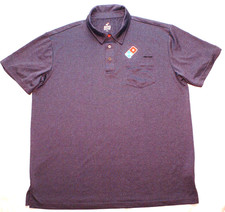 Domino's Pizza Employee Polo Shirt, Blue, Men's Large